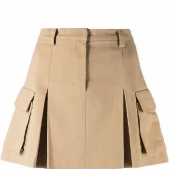 The Frankie Shop Tan Mini Skirt - Picture 1 of 11